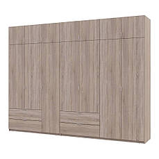 Шафа для одягу Doros Лукас Дуб сонома 4+4 ДСП 320х50х240 PREMIUM