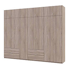 Шафа для одягу Doros Лукас Дуб сонома 3+4 ДСП 295х50х240 DRS-011707 PREMIUM