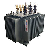 Трансформатор масляний 1250 кВА, 10/0,4 кВ, алюмінієві обмотки (AL-AL), схема з'єднання Dyn11, герметично закритий