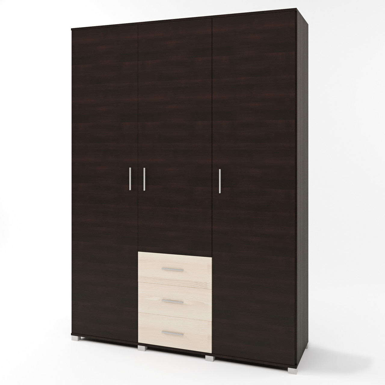 Шафа розпашна велика Еверест Бриз ШП-5 венге + дуб молочний PREMIUM