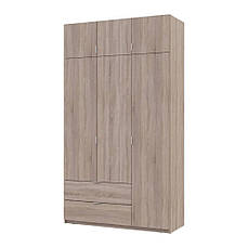 Шафа для одягу Doros Лукас Дуб Сонома 3ДСП 135х50х240 DRS-011655 PREMIUM