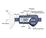 Глибиномір цифровий Shahe 5114-50, діапазон 0-50 мм, крок вимірювання 0,01 мм, фото 6