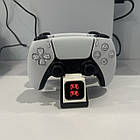 Подвійна зарядна док-станція контролерів від PS5 для 2 джойстиків DualSense PlayStation 5, фото 5