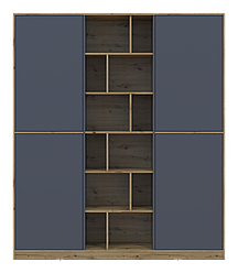 Роздягальня Doros 2-х секційна Графіт 2 ДСП 60х52х180 PREMIUM