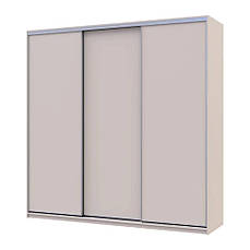 Шафа-купе Doros Сіті Лайт Кашемір 3 ДСП 225х60х225 PREMIUM