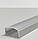 Алюмінієвий профіль для світлодіодних стрічок ПФ18 накладний матовий, фото 3
