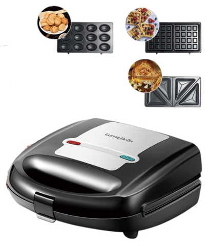 Мультимейкер сендвічниця 3 в 1 750 Вт LumaBella LB-58027, фото 1