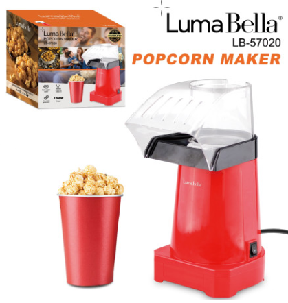 Апарат для приготування попкорну LumaBella LB-57020, фото 1
