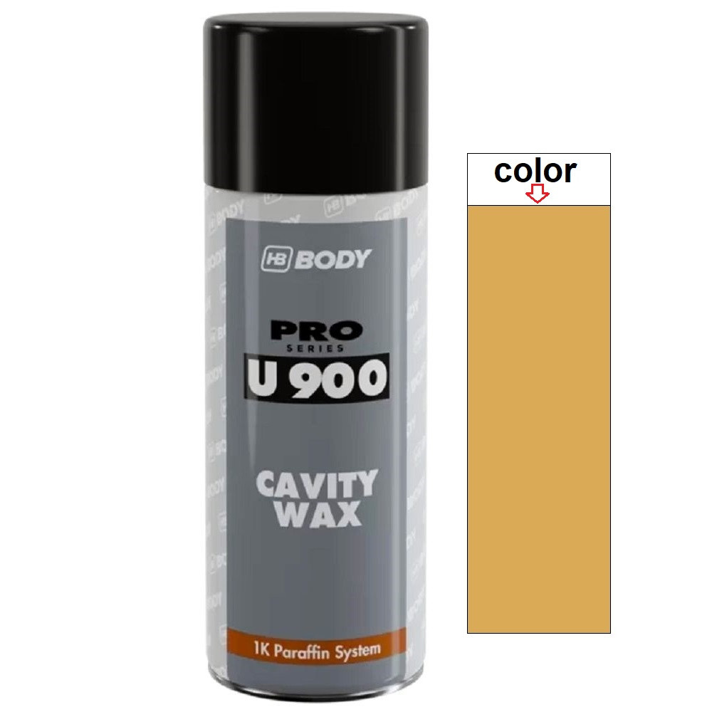 Консервант прихованих порожнин мовіль у спреї коричневий Body U900 Brown Cavity Wax Spray 400мл