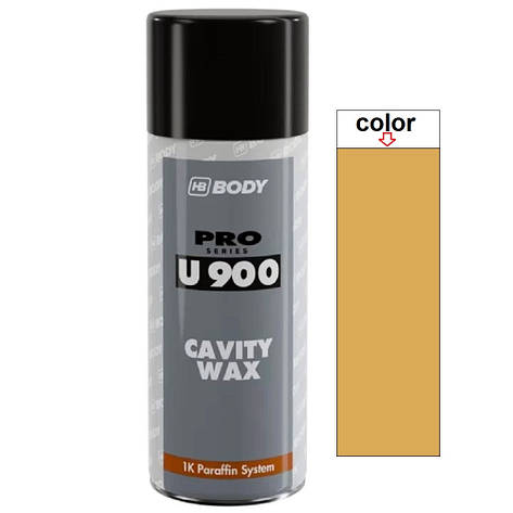 Консервант прихованих порожнин мовіль у спреї коричневий Body U900 Brown Cavity Wax Spray 400мл, фото 1