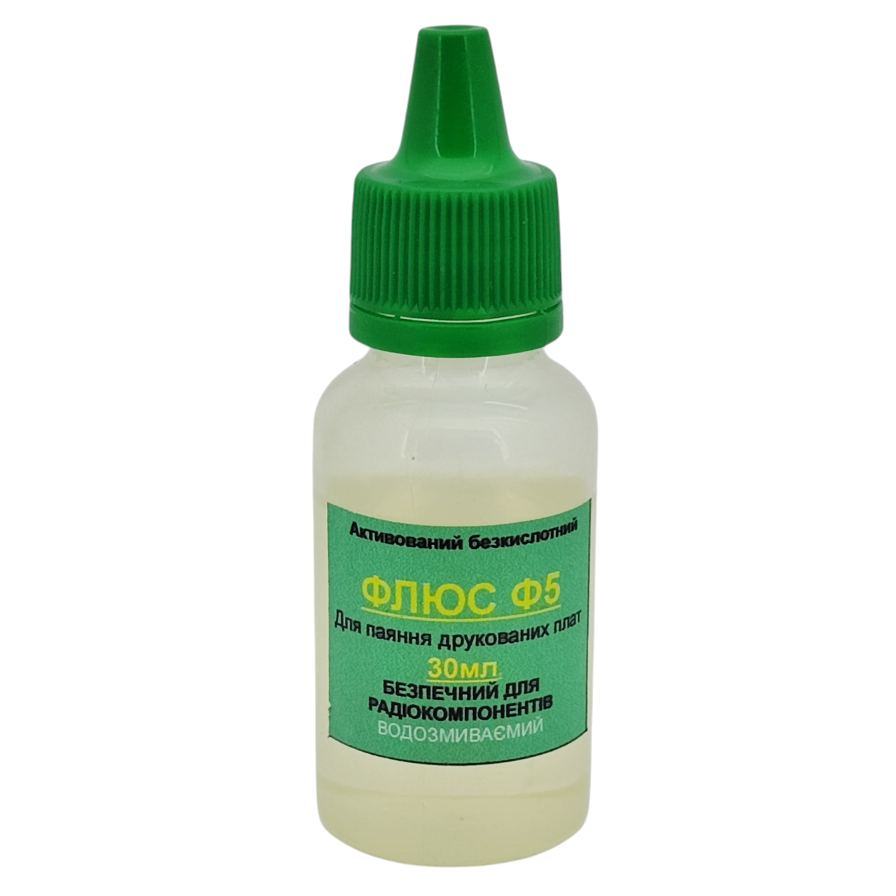 Флюс для пайки Ф-5 рідкий на основі каніфолі 30мл