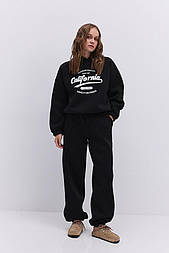 Жіночий спортивний костюм на флісі в розмірі L/XL