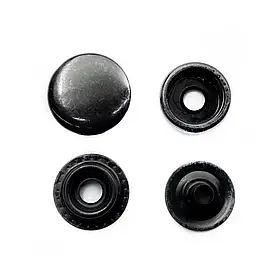 Кнопка металева Каппа 12,5мм Туреччина колір оксид (50 шт в упаковці)