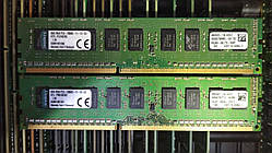 16Gb (2x8GB)  DDR3 1600MHz Kingston PC3 12800E Unbuffered DIMM CL11 2RX8 1.5V RAM ECC Оперативна пам'ять KFJ-PM316E/8G