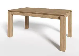 Розкладний прямокутний дерев'яний стіл "Керлі" з масиву ясен