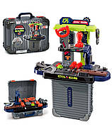 Набір інструментів у кейсі Cool Tools 2в1 – дитячий верстат із валізкою