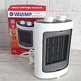 Тепловентилятори Портативний нагрівач у гумку Velamp PR152 Керамічний тепловентилятор 1500 вт, фото 7