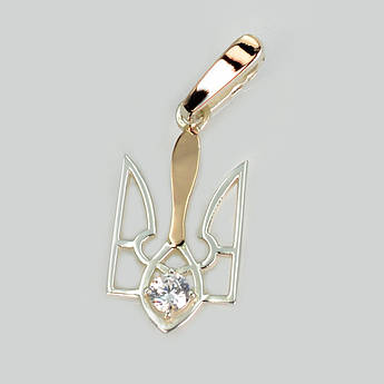 Срібна підіска "герб"