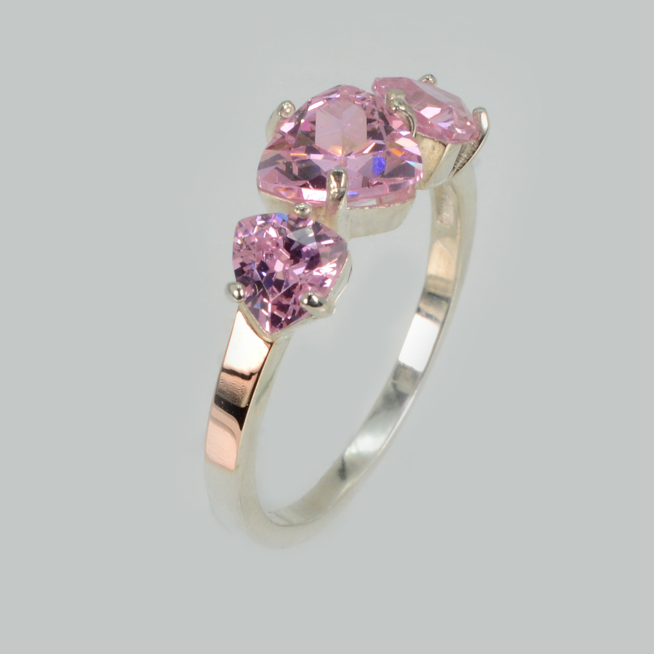 Каблучка срібна з золотими накладками (пластинами), фото 1