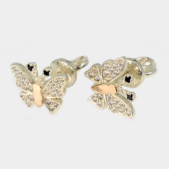 Сережки-гвоздики бабочки