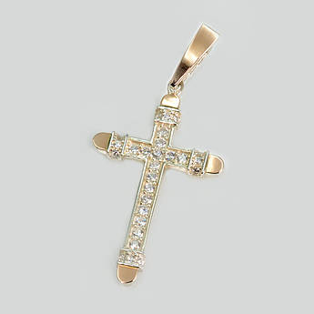 Чоловічий хрест із срібла