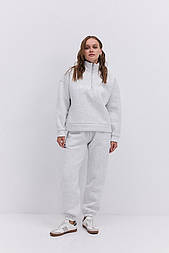 Жіночий спортивний костюм на флісі з принтом