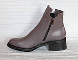 Черевики жіночі демісезонні великого розміру на підборі від виробника модель ТН25-203Б-5, фото 6