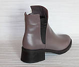 Черевики жіночі демісезонні великого розміру на підборі від виробника модель ТН25-203Б-5, фото 7