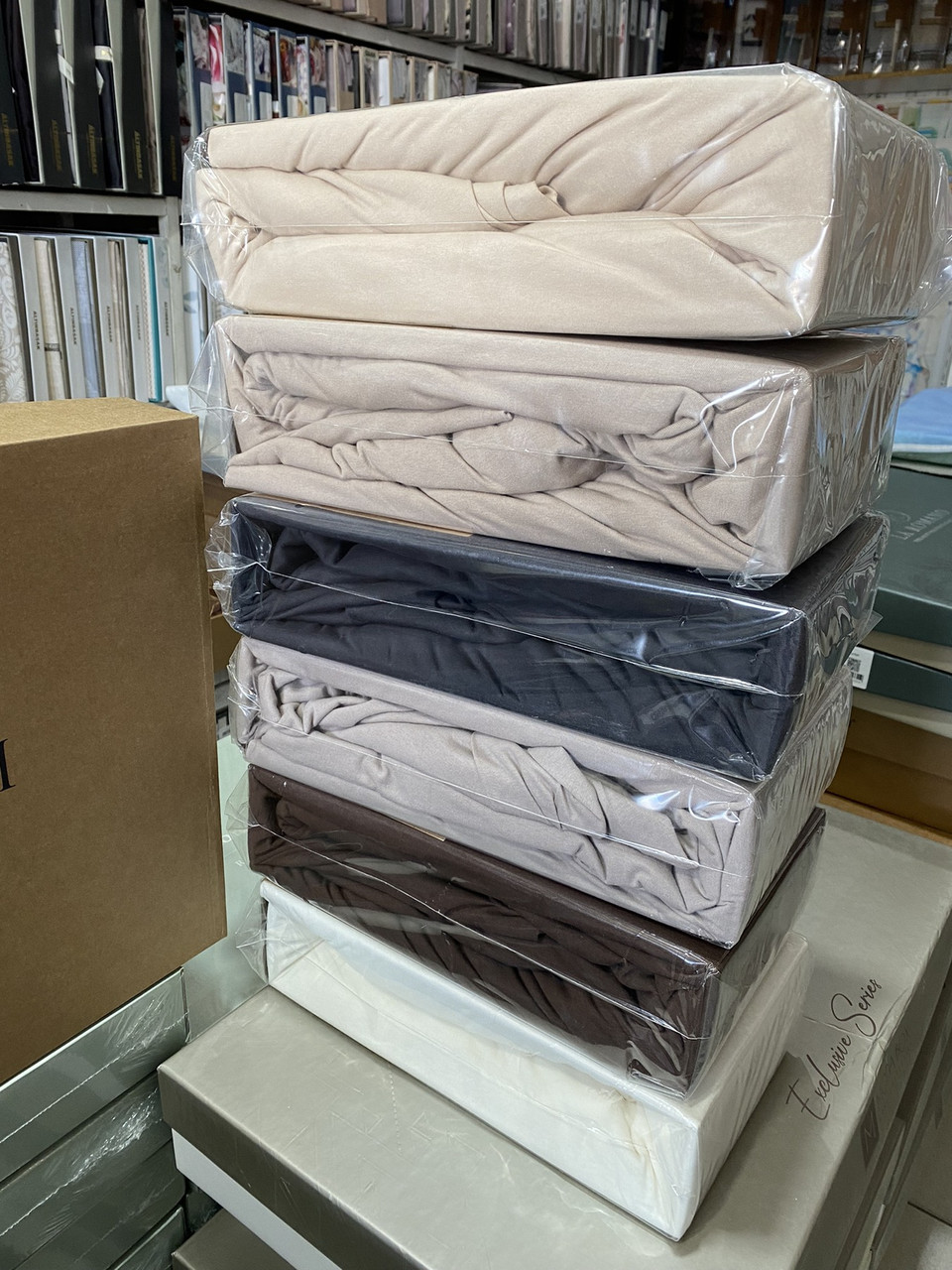 Простирадло трикотажне на гумці Issi Home 180 на 200 см Туреччина, фото 1