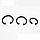 Набір внутрішніх стопорних кілець 535 шт (M8–M24) із вуглецевої сталі 65Mn, чорного кольору, у пластиковому боксі, фото 2