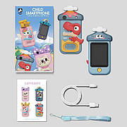 Дитячій телефон - фотоапарат УКР МОВА ІНТЕРФЕЙСУ, сенсорний екран, поворотна камера, спалах, type-C, слот для SD карти