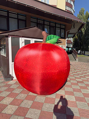 Надувна фігура яблуко 3 м з вентилятором для вуличних заходів та фотозон, фото 2