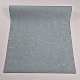 Шпалери вінілові на флізеліні 0.53 × 10.05 м Marburg 59438, темно-бірюзові для спальні, вітальні, коридору, фото 4