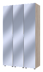 Комплект пеналів для одягу Doros Гелар (3 шт.) 117х49,5х203,4 см 3 Дзеркала/Дуб сонома PREMIUM