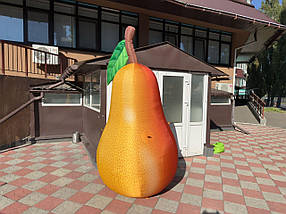 Надувна декорація груша 3 м для гастрономічних фестивалів та оформлення вітрин, фото 2