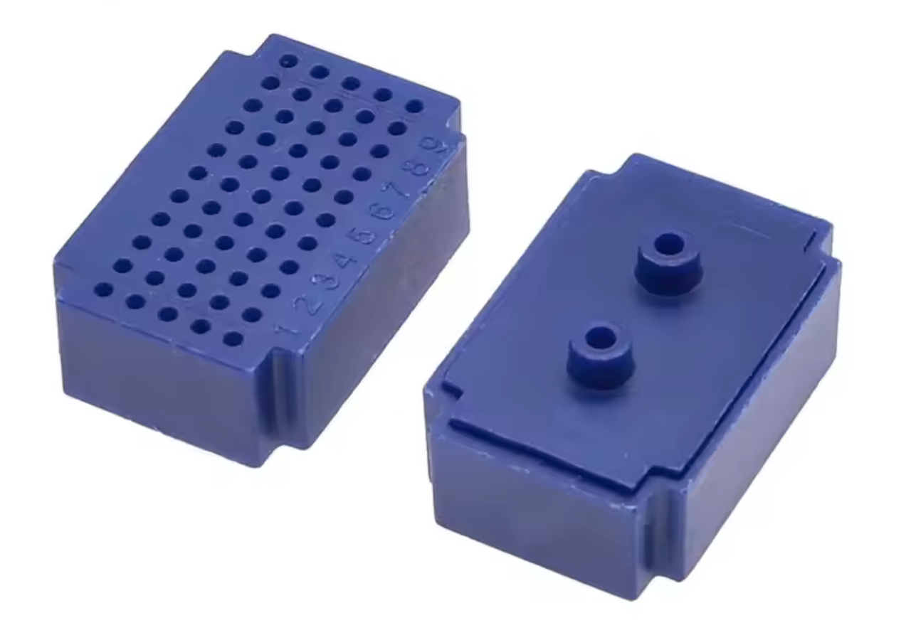 Макетна плата ZY-55 (синя), 55 контактів, 31 × 20 мм