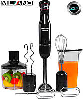 Блендер Milano BL-2011B 4-в-1 (1200Вт, подрібнювач 860мл, режим Turbo)