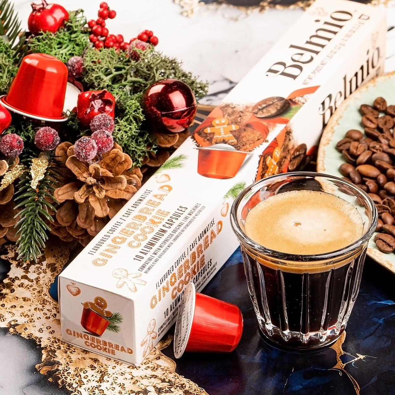 Nespresso® капсулы Belmio Gingerbread Cookie (нотки імбиру, кориці та карамелі), фото 1