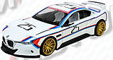 Машинка металева АВТОПРОМ 68257A BMW CSL Hommage R 1:24, моделька bmw, фото 5
