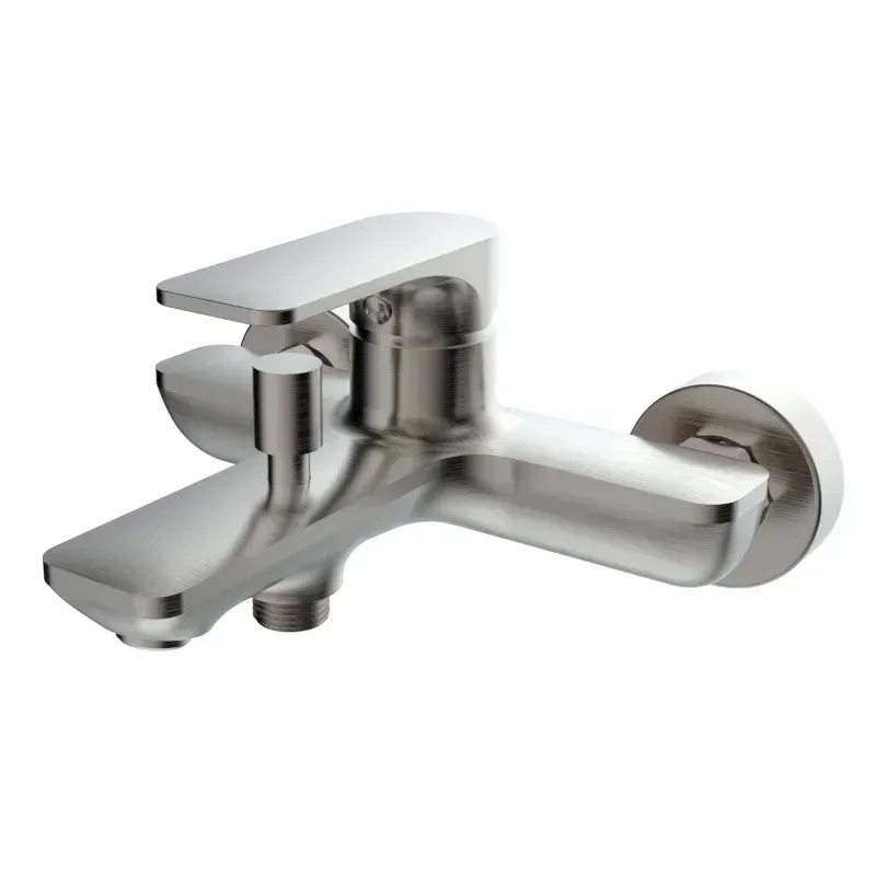 Imprese Bilina нікель. Змішувач для ванни (EN-35S/D AZ; клапан; латунь).10225BN, фото 1