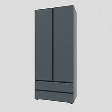 Шафа дводверна Еверест ШЛ-2 Лайт Графіт PREMIUM, фото 2