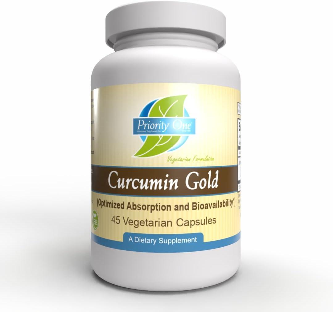 Priority One Curcumin Gold / Куркумін Голд 45 капсул 04/2026