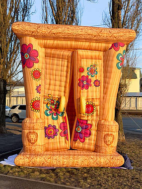 Надувна декорація шафа 4,5 м для сцени та концертних виступів, фото 1