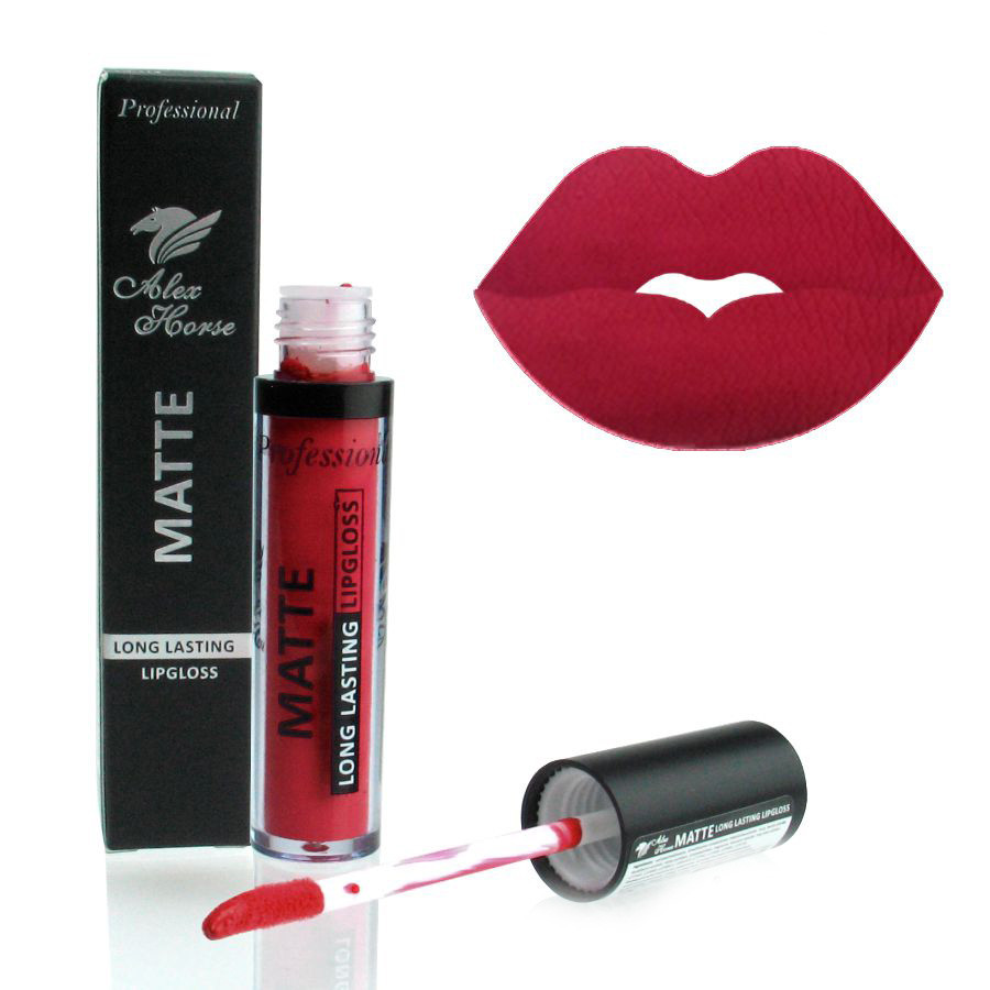 Матова суперстійка рідка помада AG-216 №19 Ліловий