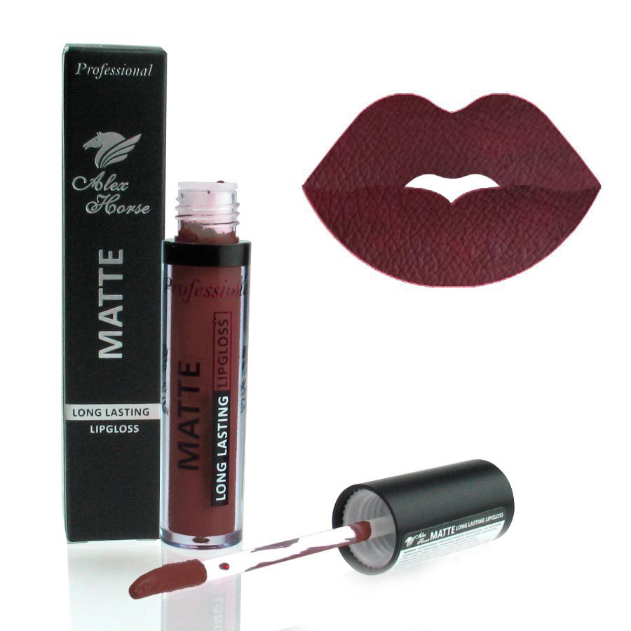 Матова суперстійка рідка помада AG-216 №25 Марсала