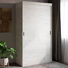 Шафа-купе Еверест Соната 1400 дводверна 140х60х217 дуб крафт білий PREMIUM