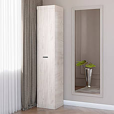 Шафа-пенал закритий Еверест Соната дуб крафт білий PREMIUM