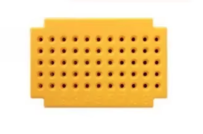 Макетна плата ZY-55 (жовта), 55 контактів, 31 × 20 мм