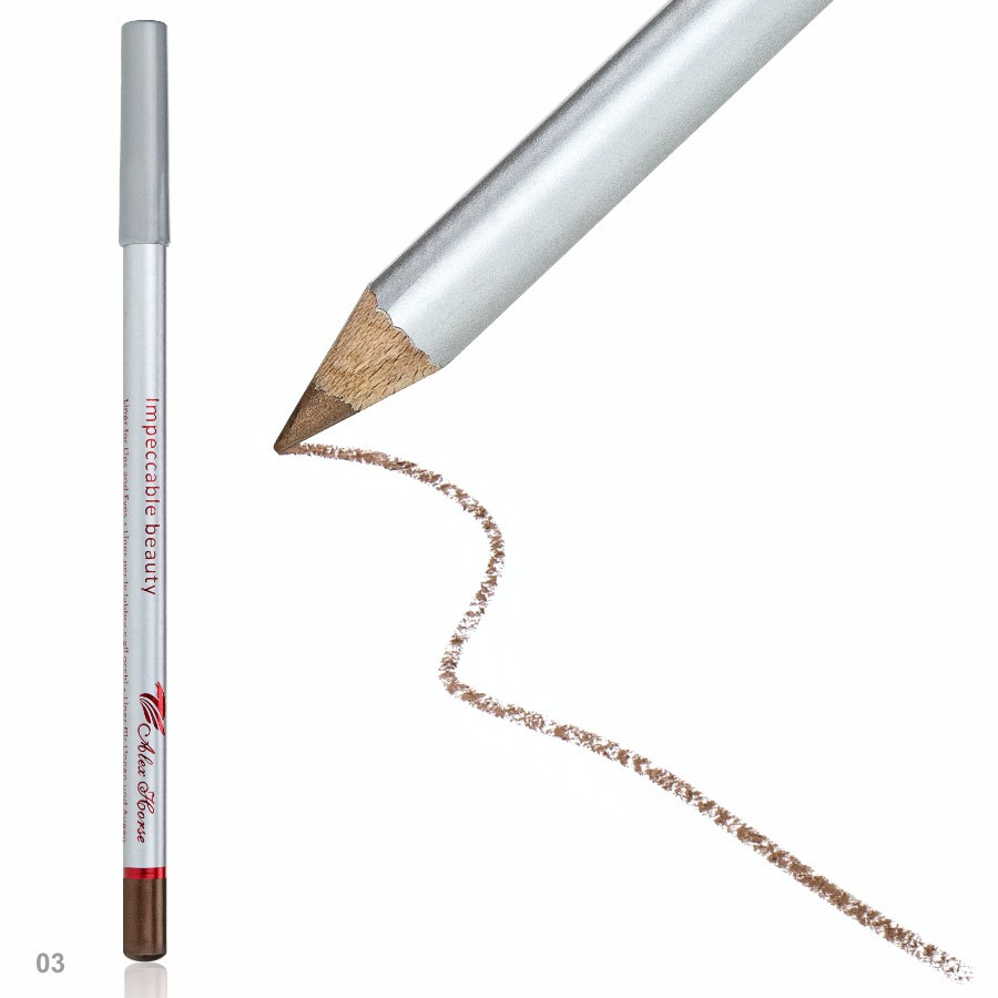 Олівець дерев'яний для очей та губ APN-200 № 03 Bronze