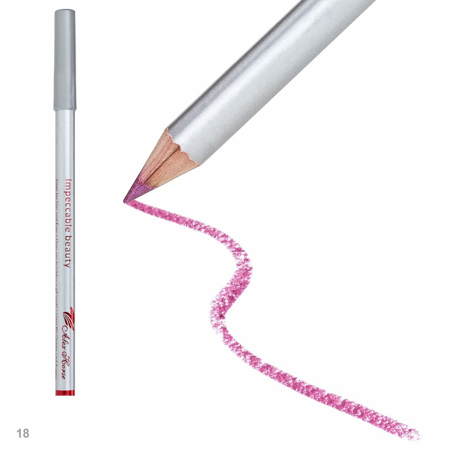 Олівець дерев'яний для очей та губ APN-200 №18 Cherry